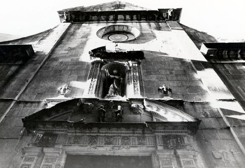 Església de Sant Sever. Restauració de la Façana