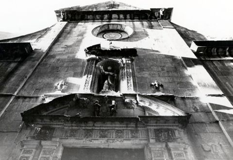 Església de Sant Sever. Restauració de la Façana