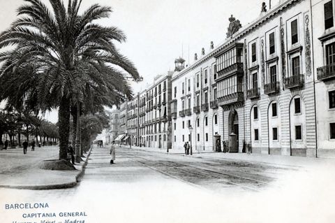 Basílica de la Mercè. Transformació del Convent en Capitania General