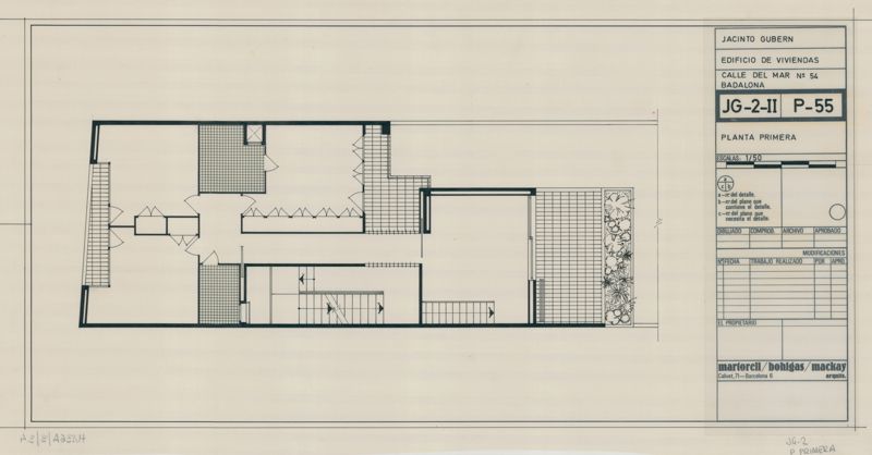 Segona Reforma de la Botiga Gubern, del Magatzem i Habitatges 