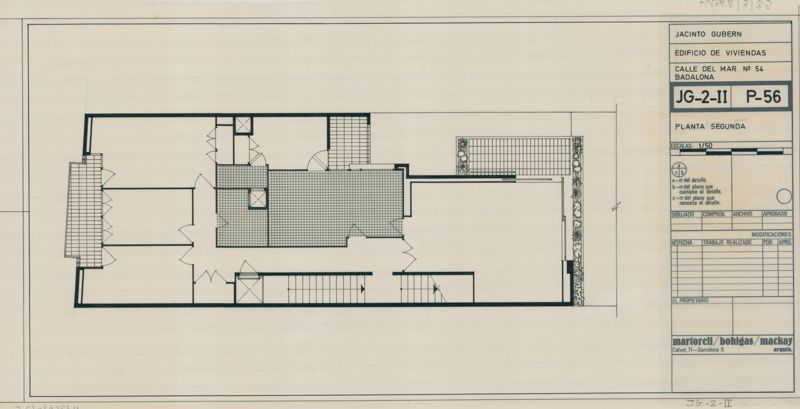 Segona Reforma de la Botiga Gubern, del Magatzem i Habitatges 