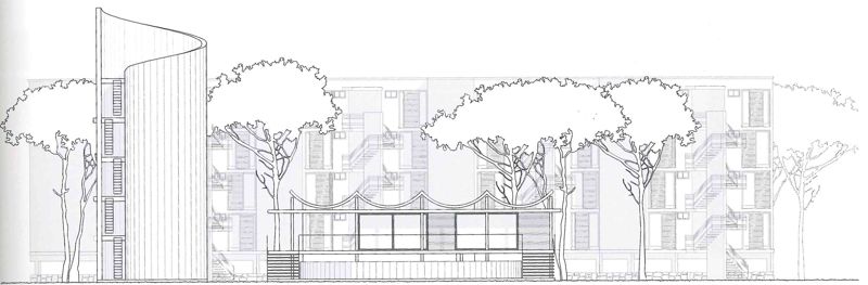 Urbanització Tàrraco. Apartaments, Dipòsit d’Aigües i Oficina de Vendes