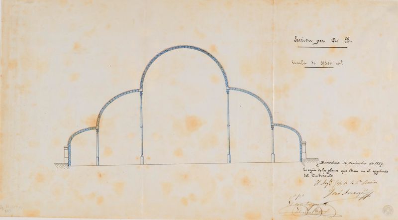 Shade Structure in the Parc de la Ciutadella