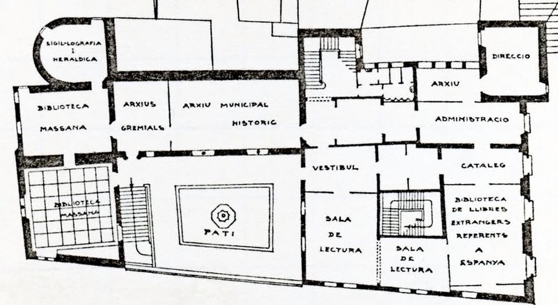 Decoració de l'Arxiu Històric i Obres de Reutilizació i Restauració del Pati