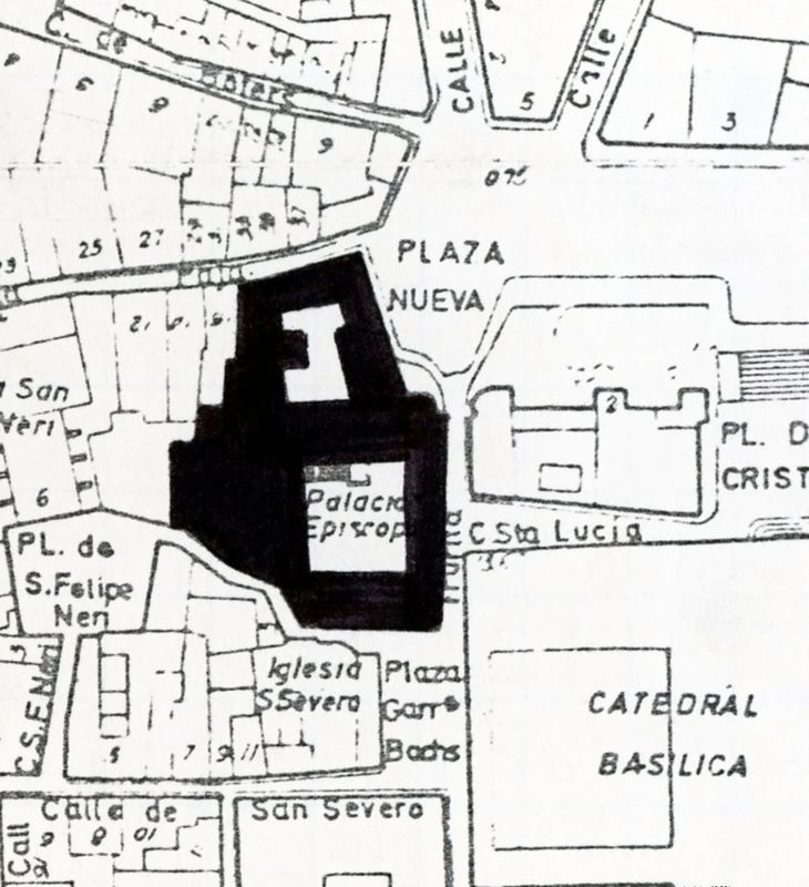 Palau Episcopal. Restauració i Façana a la Plaça de Garriga i Bachs